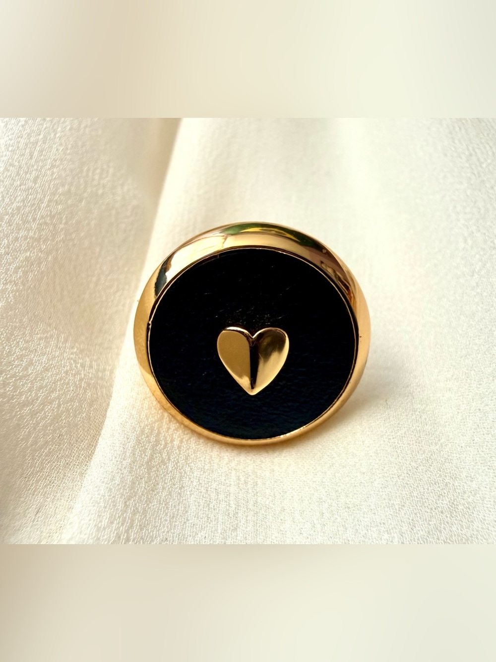Kate Spade Heartful Disc Ring